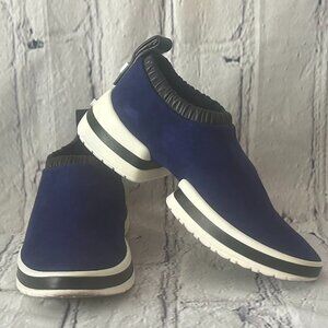 Stuart Weitzman SW-612 Suede Slip-On Sneakers